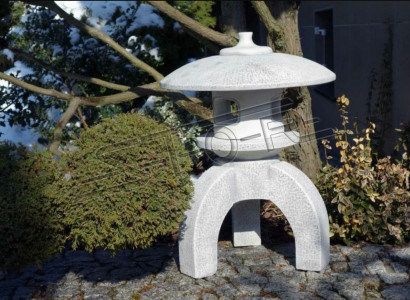 Japanese garden house nature decoration statue figures figure white statues